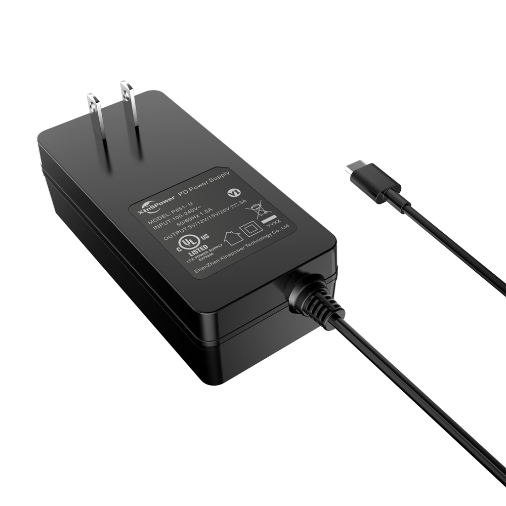 PD65W Wall-mount power adapter